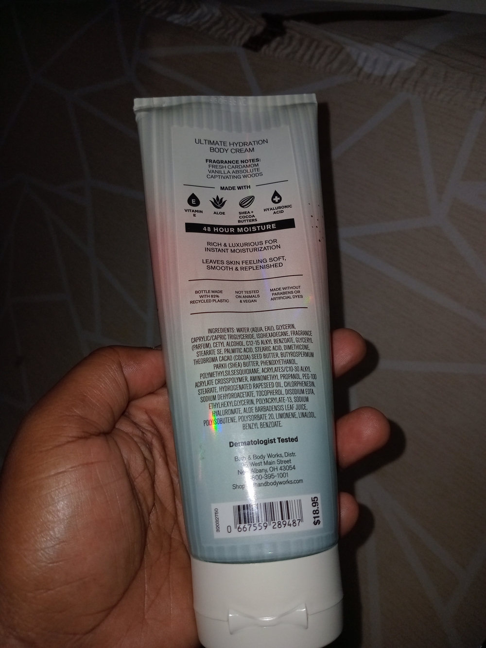 Bath & Body Works Ultimate Hydration Body Cream - Pastel Gradient